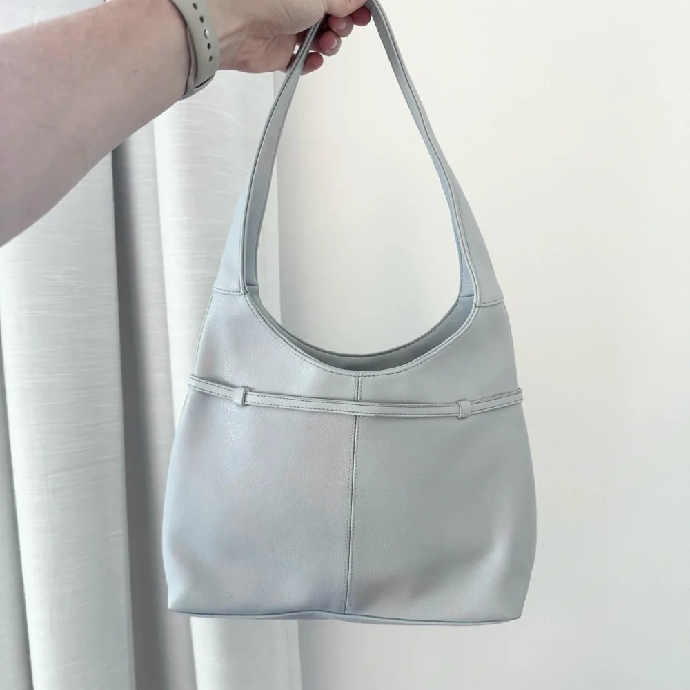 NWOT Vintage Y2K XOXO Baby Blue Shoulder Bag w/buckle